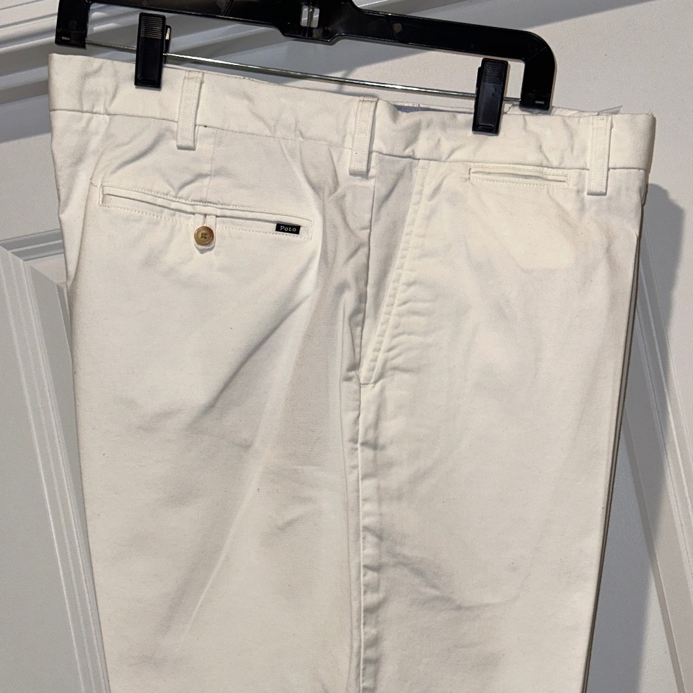 Ralph lauren flat-front chino shorts $120 size 38